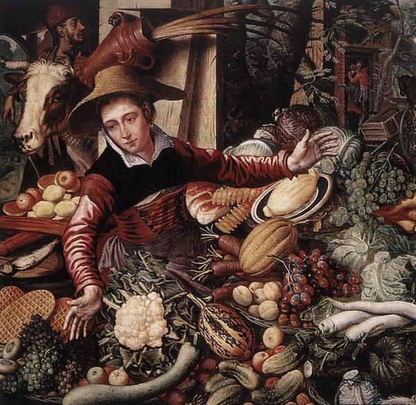 unknow artist Vendor of Vegetable oil painting image